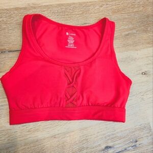 Buffbunny Red Sports Bra Vida Collection Women's Size Small Gym Workout